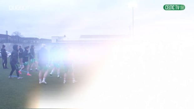 Celtic Women train ahead of return to football against Glasgow City.